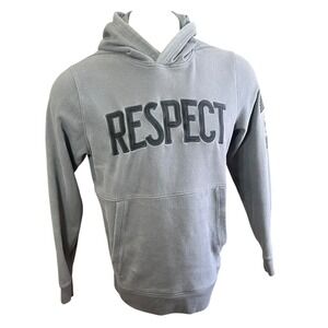 Under Armour Project Rock Respect Hoodie Men's M Grey‎ Coldgear Sweatshirt